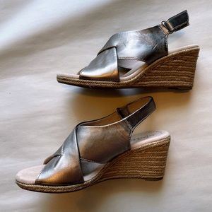 Clark’s wedge sandals